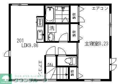 メゾン・ド・あしびの物件間取画像