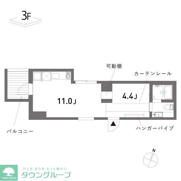 ＣＯＬＬＡＧＥ　ＨＯＵＳＥの物件間取画像