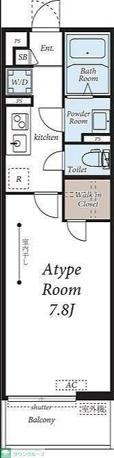 ヴィラ千川の物件間取画像