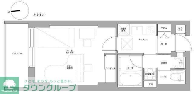 ミュージション西台の物件間取画像