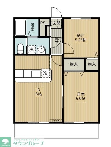 ラングウッド上福岡の物件間取画像