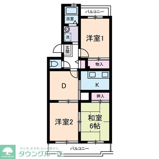 パークヒル航空公園IIの物件間取画像