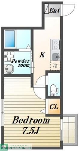 plumas北野の物件間取画像