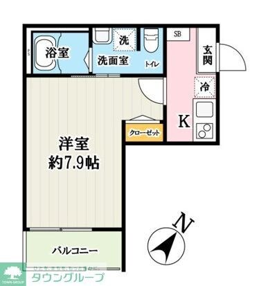 ラミアアルテ若葉の物件間取画像