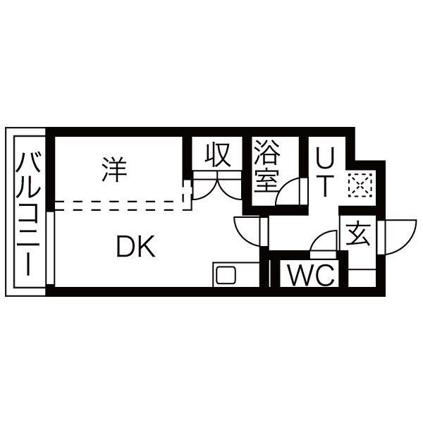 AXIA八熊の物件間取画像