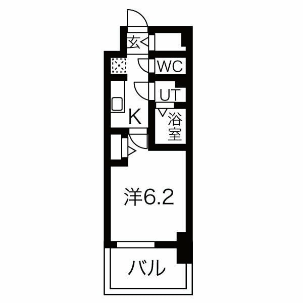 メイクス名駅南IIの物件間取画像