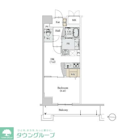 カスタリア新栄IIの物件間取画像