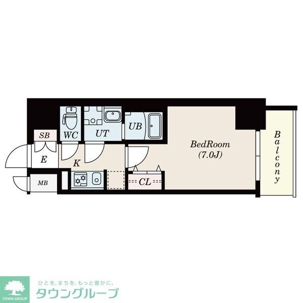 S-RESIDENCE鶴舞駅前の物件間取画像