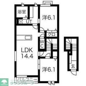 シャローム烏森の物件間取画像