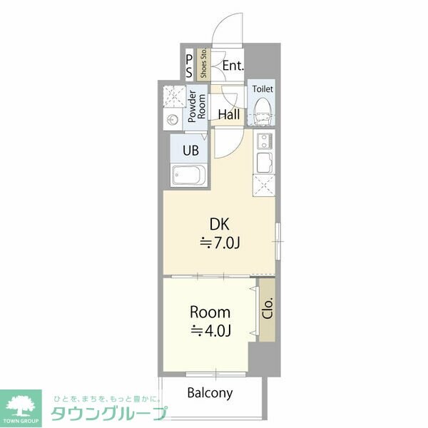 エスリード東別院ザ・セントレの物件間取画像