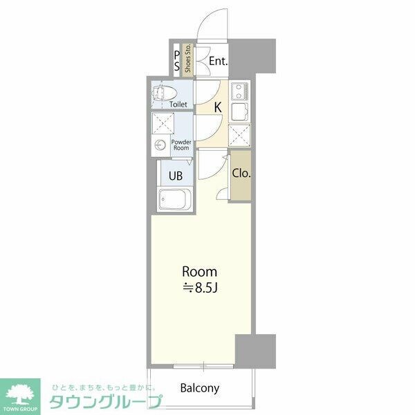 エスリード東別院ザ・セントレの物件間取画像