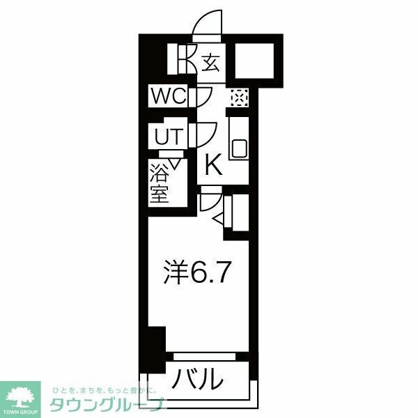 メイクス鶴舞IIの物件間取画像