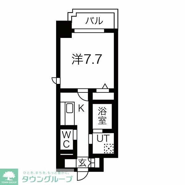 ブルームライフ八田駅前の物件間取画像