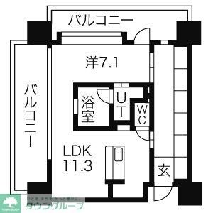 アーデン泉プレミアの物件間取画像