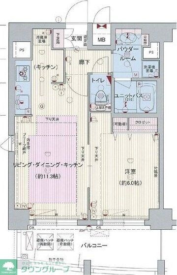 プレサンス泉シティアークの物件間取画像