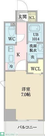プレイズシード浅間町の物件間取画像