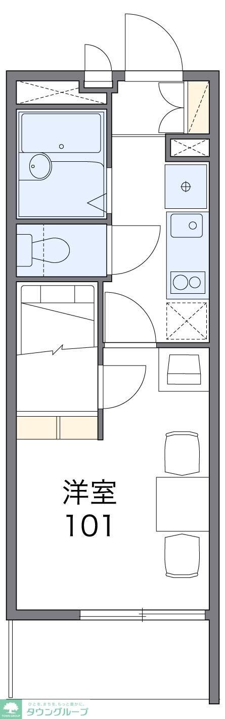 レオパレス日置の物件間取画像