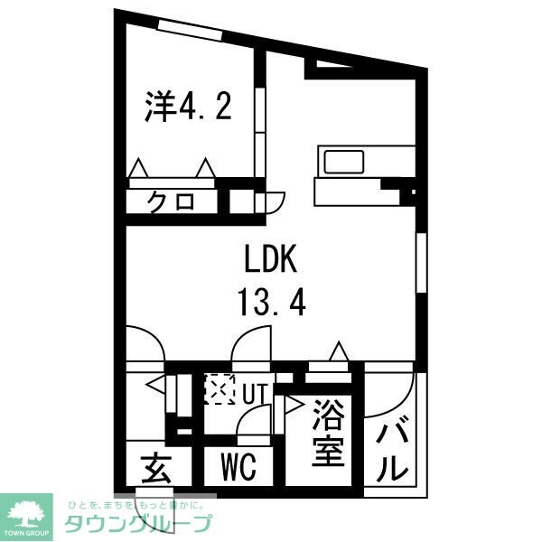 メルヴェイユ大日の物件間取画像