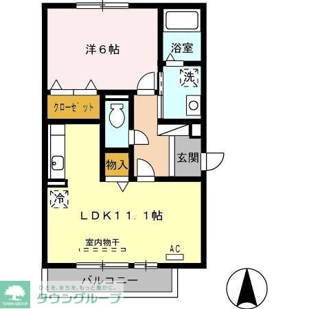 オーパス・ワンの物件間取画像