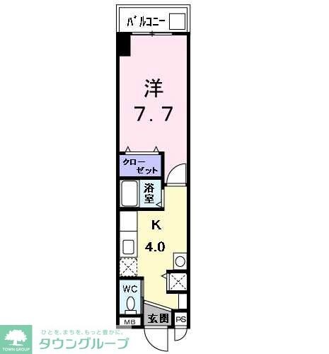 グランツ丸の内の物件間取画像