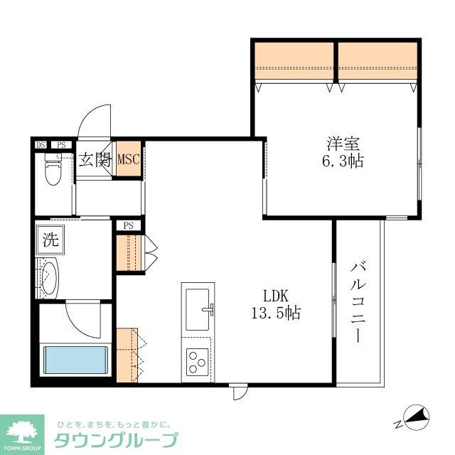 corail blancの物件間取画像