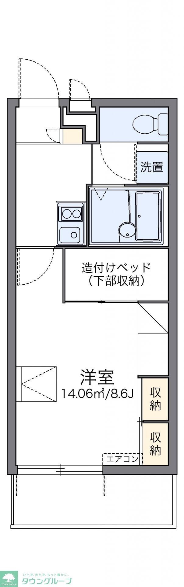 レオパレスライフワンの物件間取画像