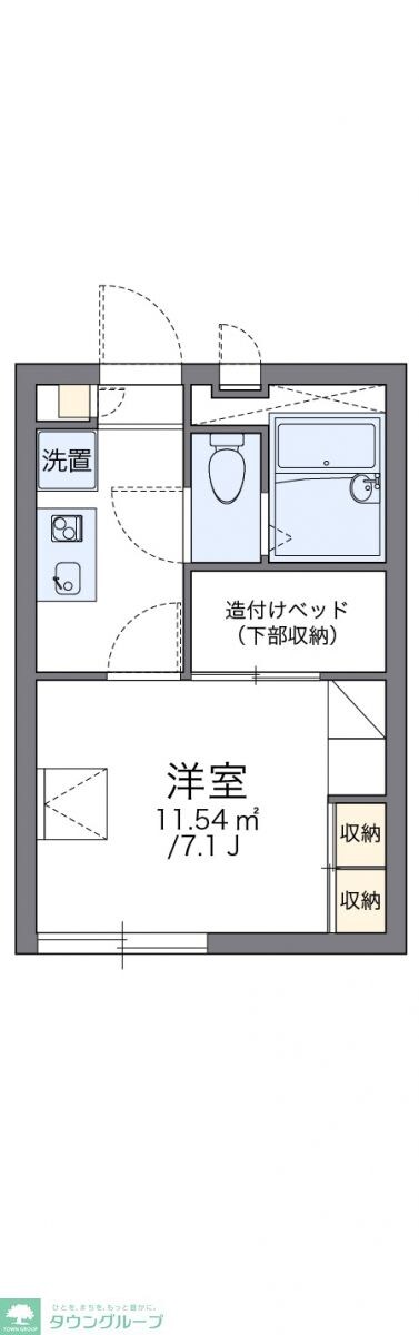 レオパレスＩＴＯの物件間取画像