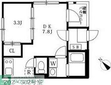 セブンシーズン栄生の物件間取画像