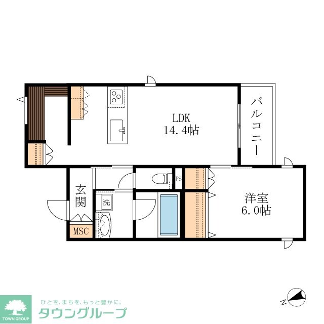 corail blancの物件間取画像