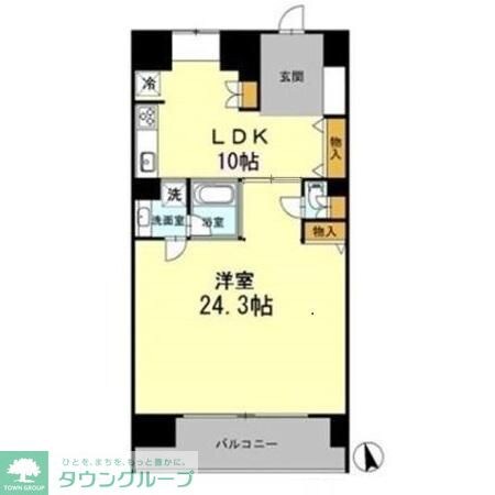 カスタリア伏見の物件間取画像