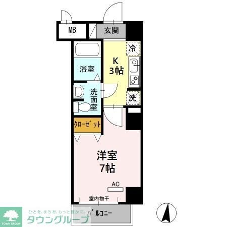 ＣＡＳＡ八番館の物件間取画像