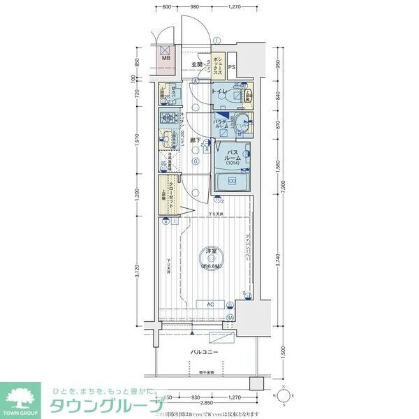エステムコート名古屋グロースの物件間取画像