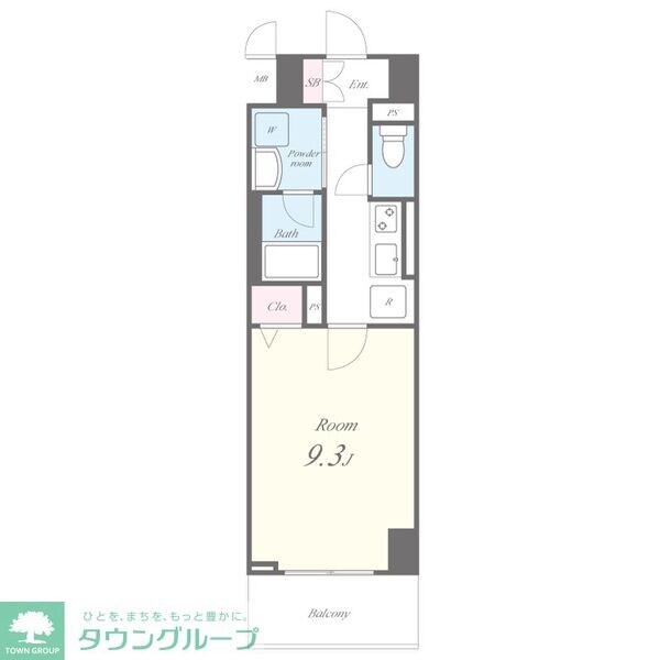 パルファン ドゥ ジョアの物件間取画像