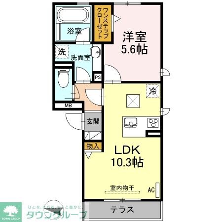 ニュイ・サン・ジョルジュの物件間取画像