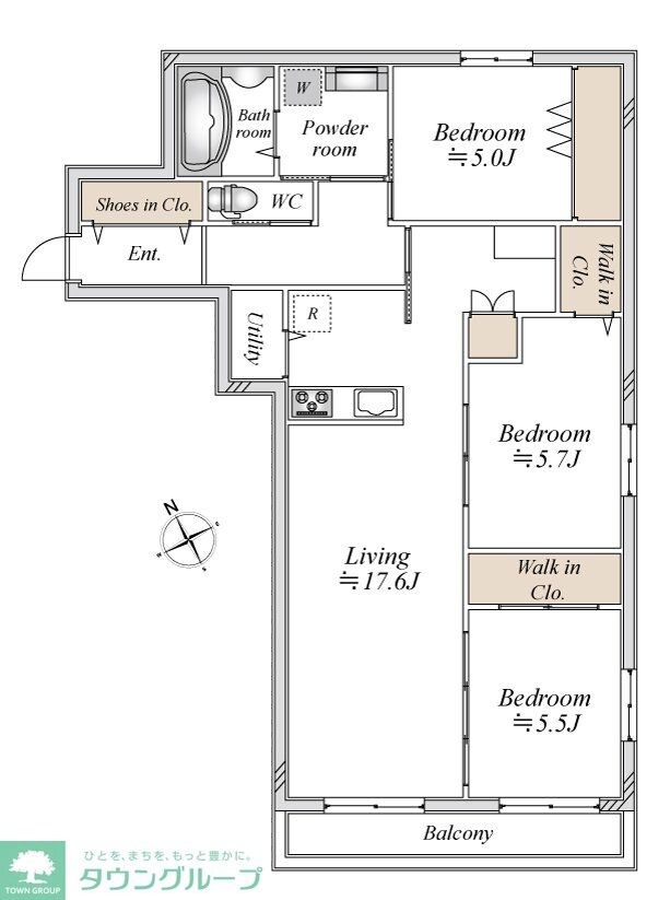 Garden Court 池下の物件間取画像