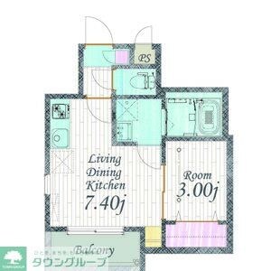 Cherim 本陣十王町 Southの物件間取画像