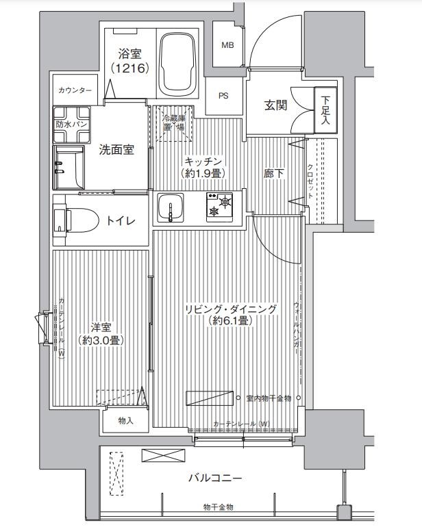 レジェンダリーガーデン赤羽ウエストビューの物件間取画像