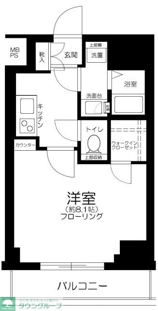 ランドスクエア板橋の物件間取画像