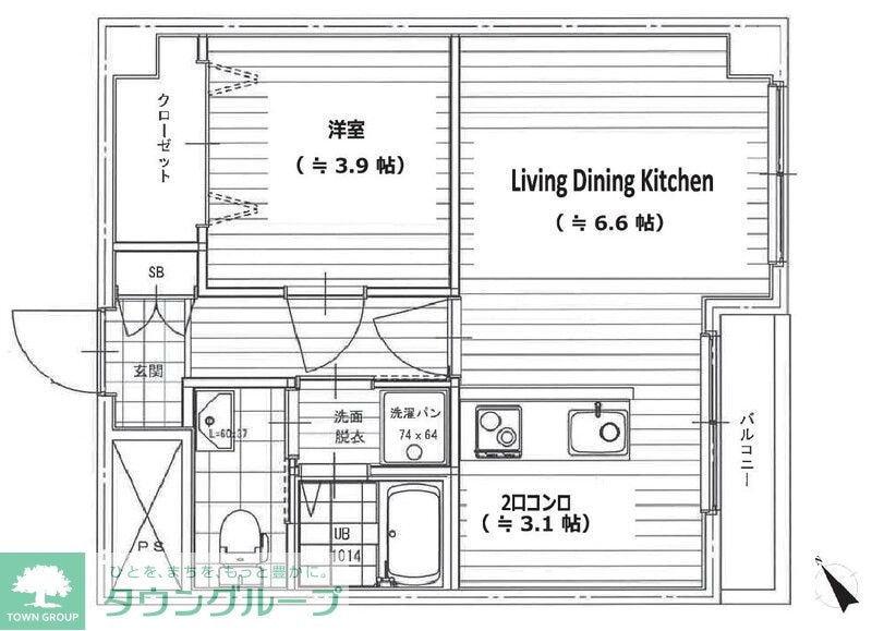 ダイヤモンドレジデンス板橋本町の物件間取画像