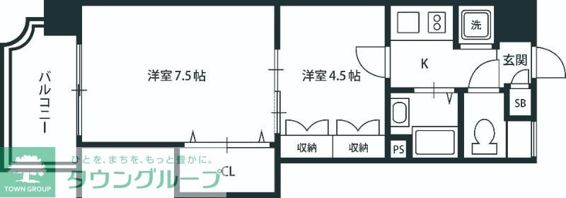 ワコー第3マンションの物件間取画像