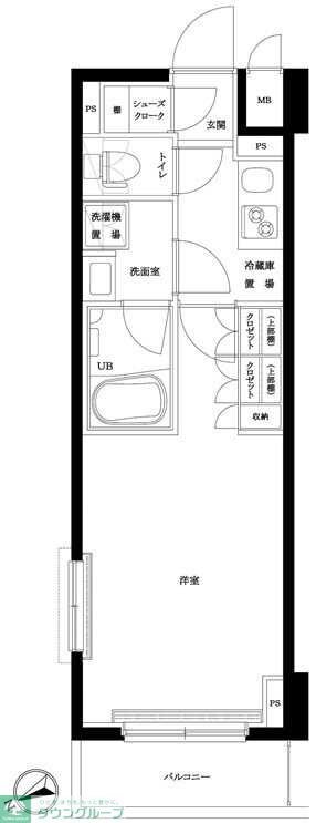 ルーブル板橋東新町弐番館の物件間取画像