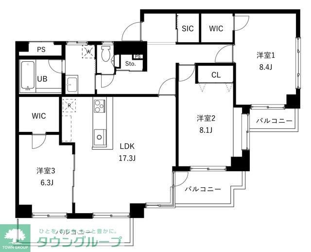 ＳＡＮＳＥＺＯＮ　Iの物件間取画像