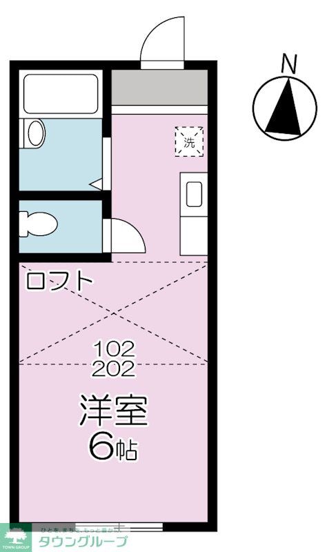 サニーコートの物件間取画像