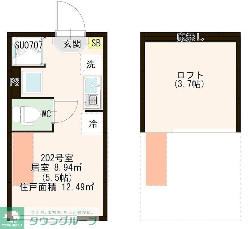 ＣＯＲＥ　ＳＴＹＬＥ板橋の物件間取画像