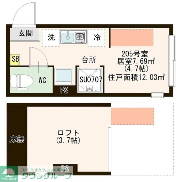 グレイス前野町の物件間取画像