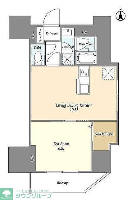 スコレサイト池袋の物件間取画像