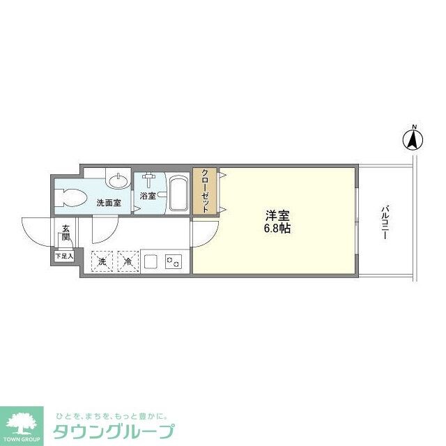 アルファコート西川口２３の物件間取画像
