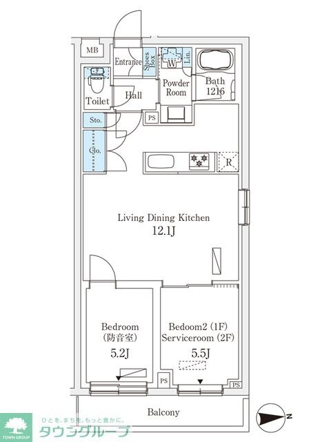 プラネソシエプラス桜台の物件間取画像