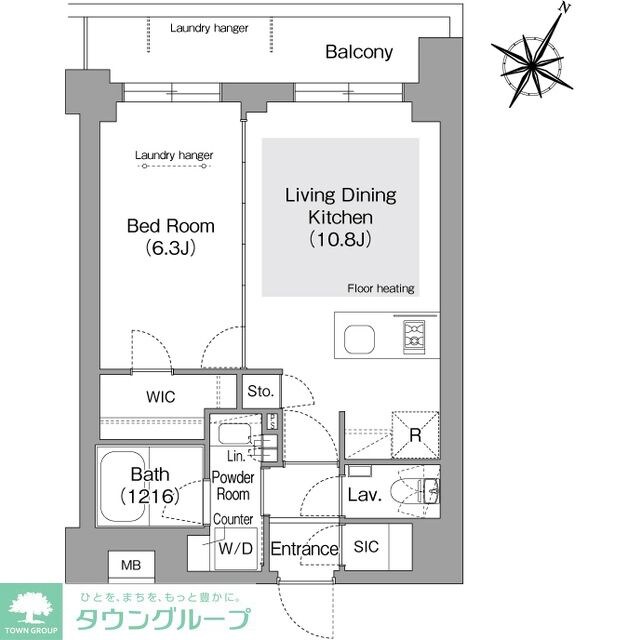 コンフォリア・リヴ文京護国寺の物件間取画像