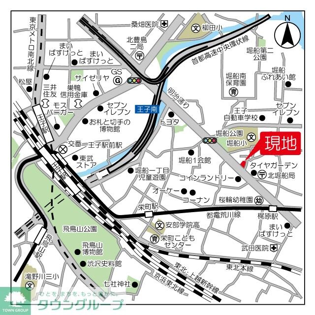 オープンブルーム王子の物件内観写真